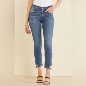 AGOLDE Toni Straight Leg Ankle Jeans Style A133F-3002 Distressed Cropped Size 26